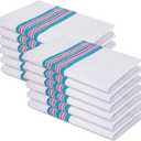 Elaine Karen Flannel Unisex Hospital Receiving Nursing Blankets - 100% Cotton, Unisex, Newborn Swaddle Wrap Baby Blanket Throw, Soft, Warm, Cozy, Infant for Crib, Stroller, 30x40 (12 Pack)