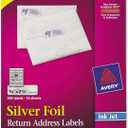 Avery Foil Mailing Labels, 3/4 x 2 1/4, Silver, 300/Pack