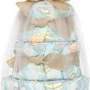 The Honest Company Diaper Cake, Diapers Baby Personal Care Plant-Based Wipes Above it All Regular Size 1 8-14 lbs, 35 Count