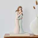 Mother Daughter Figurines Gifts for Mom from Daughter Mother of the Bride Gifts to My Mom, I Love You Moms Statue Mothers Day Figurines Sentimental Gift for Moms Wife Christmas Birthday Gift for Women