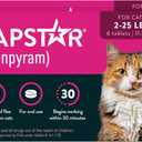 Capstar Oral Flea Tablets Cats 2-25 lbs, Nitenpyram, 12-Dose