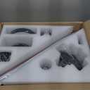 52 Inch Wood Ceiling Fan with Light and Remote, Quiet Reversible DC Motor, 5 Blade Walnut, 6 Speed, Indoor/Outdoor Ceiling Fans for Patio, Dining Room,Living Room and Farmhouse, 052BW-1