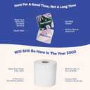 Repurpose 100% Bamboo Toilet Paper, 3-Ply, Tree-Free, Plastic-Free, FSC Certified, Septic Safe, Fast Dissolving, RV-Friendly, 12 Rolls (300 Sheets/Roll), No Fragrance/Dyes