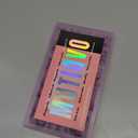 AddFavor Toe Nail Press ons - 150pcs Press on Toenails for Women, French Tip Toe Press on Nails Fake Toe Nail Tips Square Fake Toenails in 15 Sizes Full Cover Acrylic Toenail with Adhesive Tabs (Black French toenails C - Berry Pink Base)