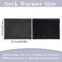 Winter Neck Gaiters for Men Neck Warmer Winter Scarves Fleece Ski Accessories Nose Ear Face Mask Cold Weather Outdoor