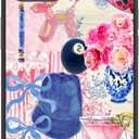 Aesthetic Collage Shockproof Protective Trendy Preppy Phone Case for iPhone 15 Cute Flower Bow Cover