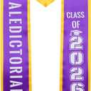 2 x Graduation Stole Class of 2026 Unisex Adult Personalized Graduation Sash Grad Gifts Decorations