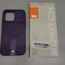 SURITCH for iPhone 14 Pro Max Case with Magnetic Camera Slide Cover and Adjustable Kickstand, Compatible with MagSafe, Shockproof Bumper Case Slim Protective Cover 6.7 Inch, Dark Purple