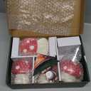 Mushroom Bathroom Accessories Set  4-Piece Ceramic Set (Soap Dispenser, Dish, Toothbrush Holder, Tumbler)  Hand-Painted, Eco-Friendly, Cottagecore Decor for Boho & Rustic Homes