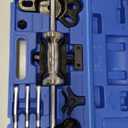 Orion Motor Tech 9-Way Slide Hammer Puller Set, Front Wheel Hub Bearing Remover & Rear Wheel Axle Hub Dent Shaft Puller Tool Kit (blue case)