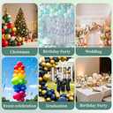 Balloon Clips(120 pcs), Tinabless Balloon Connectors for Decor Balloons Arch, Balloons Column Stand and Flowers - Birthday, Wedding, Baby Shower Party Decorations