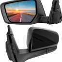 Left Driver Side Rear View Mirror Replacement for Chevrolet Chevy Impala 2014 1015 2016 2017 2018 2019 - Rearview Mirrors Assembly with 3Pins, Electric Adjustment, Black