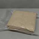 Long Pile/Mongolian Faux Fur Fabric /12"x12" Square - Ivory Fabric