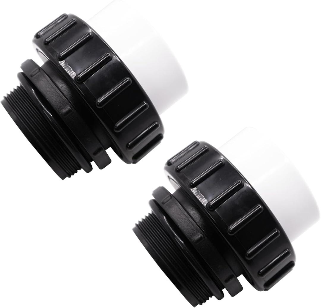 21063-200-000 Hi-Temp Union 2" inch 2MIP x 2" inch PVC Compatible with All Pentair Whisperflo and Intelliflo Pumps Replace 21063-200-000 Hi Temp Union Replacement Set (2-Pack)