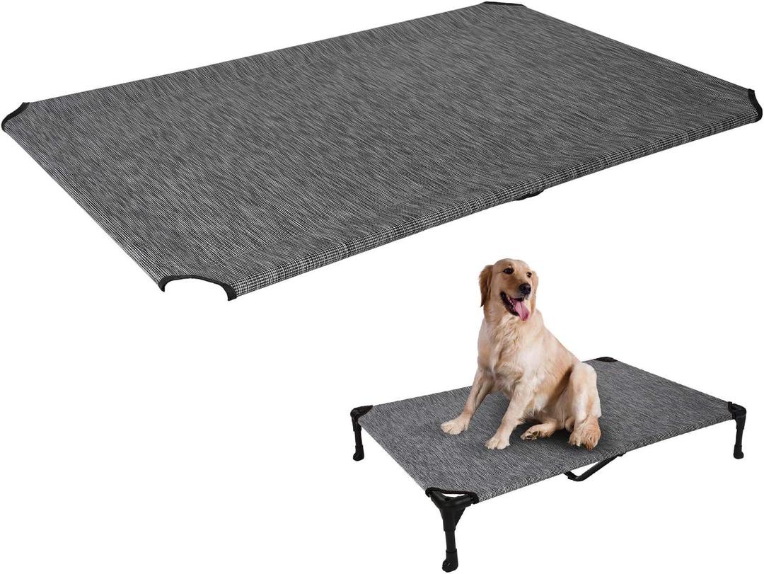 Veehoo Dog Bed Cover for CWC1803-XL (Black Silver)