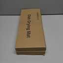 2 x CHIKILLA Silicone Dish Drying Mat for Kitchen Counter, Fast Drainage Design for Vegetables Fruits, Heat Resistant, Non-Slip , Dishwasher Safe  15.7x13 inch Urban Gray