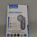 BEAUTURAL Fabric Shaver and Lint Remover, Sweater Defuzzer with 2-Speeds, 2 Replaceable Stainless Steel Blades, Battery Operated, Remove Clothes Fuzz, Lint Balls, Pills, Bobbles Gray
