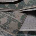 Wonnitar Moroccan Area Rugs 4x6, Sage Green Boho Rug for Bedroom, Washable Ultra-Thin Living Room Throw Mat, Farmhouse Geometric Soft Print Carpet for Nursery Bathroom Kitchen (Mint Green, 4'x6')