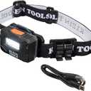 Klein Tools 56049 Rechargeable Headlamp / LED Lights, Adjustable Fabric Strap with Marker / Pencil Holder, 260 Lumens, for Work and Outdoors