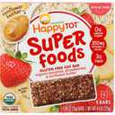 Happy Tot Organic Bananas, Strawberries & Sunflower Superfood Oat Bars, 4.4 OZ