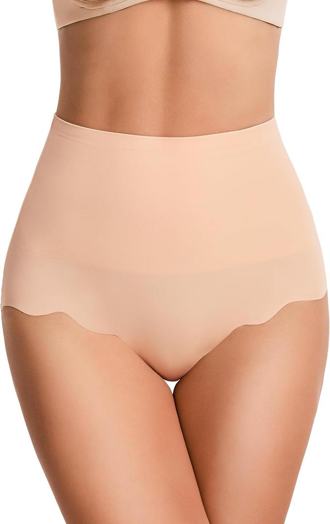 HBselect Tummy Control Shapewear Panties for Women, High Waisted Seamless Body Shaper Briefs Shapewear Girdle Underwear, L