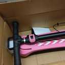 Electric Scooter for Kids Ages 3-12, Full Body Lights Up, Wide Deck, 3 Adjustable Heights, 5MPH Safe Speed, 90min Riding, Foldable 3 Wheel Electric Scooter for Kids Boys Girls Toddler