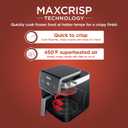 Ninja XL Air Fryer with MaxCrisp | 6.5 QT Capacity | 6-in-1 Max Crisp, Air Fry, Roast, Bake, Reheat & Dehydrate | 450°F Temp | 1750 Watts | Nonstick Basket, Crisper Plate & Recipe Guide | Grey | AF181