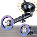 Coolpow for MagSafe Car MountWindshield+Vent+DashMagnetic Phone Holder for Car Phone Holder Mount Cell Phone Holders for Your Car Accessories Suction Phone Mount for Car Truck Stand for iPhone 17 16 (Black)