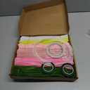 601PCS Complete Pink Pipe Cleaners Flower KitPastel Pipe Cleaners for Flowers, DIY Craft Supplies for Projects, 6 Colors, with Floral Wires, Tape, Glue Sticks, Ribbon, Stamen, Manual & Video Tutorial