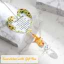 Gifts for Mom Birthday Mom Christmas Xmas Sunflower Gifts for Women Cool Mother Birthday Presents from Daughter Son Young Moms Elderly Easter Valentines Crystal Sun Catcher