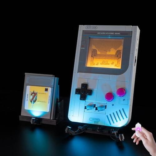 Kyglaring LED Light Kit Compatible with Lego Gameboy 72046 Building Set, Upgraded Touch Control & Dimming, Lighting Accessories for Game Boy Building Blocks, Lights Only