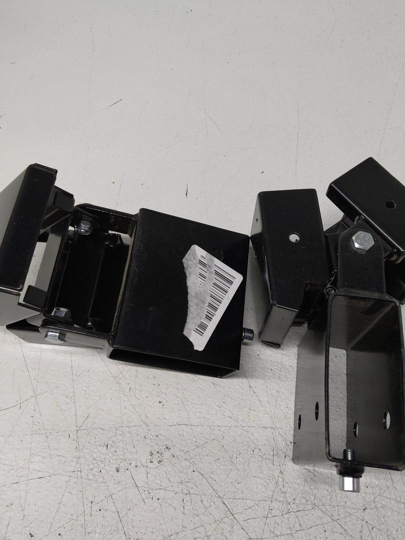 2 Pack Black Metal Hardware