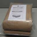 UCEDER Waterproof Hot Tub Cover Outdoor Spa Cover (91''x 91''x20) 600D Heavy Duty Polyester Hot Tub Cover Protector(Brown)