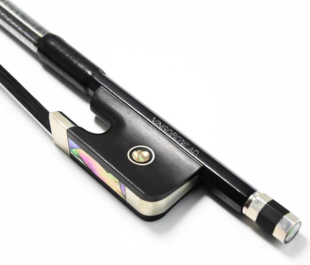 Full Size Carbon Fiber Viola Bow 100MB (Black 4/4)