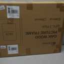 Axeman 18x24 Natural Solid Oak Wood Picture Frame with 16x20 Mat, Premium Rustic Wooden Photo Frames with Tempered Glass, Poster Photo Frame for Gallery Wall Hanging, Walnut, 3 Packs