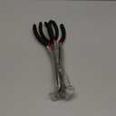 3 Pcs 11 Inch Needle Nose Pliers Set 25 45 90 Bent Nose Pliers for Commodity Production, Hardware Bending and Electronic Assembly