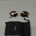 livho 2025 Trendy Oval Sunglasses - Stylish Polarized Shades for Everyday - Retro Metal Frames