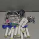 Filtered Shower Head with Handheld - High Pressure 3 Spray Modes Showerhead with Filters, 12 Replaceable Water Softener Filters for Hard Water | Ion Shower Drops Head with 75" Anti-Burst Hose (Gray)