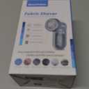 BEAUTURAL Fabric Shaver and Lint Remover, Sweater Defuzzer with 2-Speeds, 2 Replaceable Stainless Steel Blades, Battery Operated, Remove Clothes Fuzz, Lint Balls, Pills, Bobbles Gray