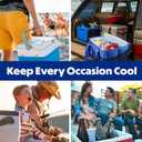 Cooler Shock Ice Packs - Reusable, Premium, Large Pack and Lunch Set for Long Term Use - Cools Faster Than Ice - Cooler Accessories