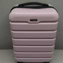 Wrangler 22" Hardside Spinner Carry-On Luggage, Lilac