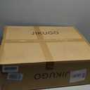 Fluted Nightstand with Drawer  Tall Solid Bamboo Bedside Table with Open Shelf, Modern End Table with Storage for Bedroom, Living Room, Office (Natural Wood) (Walnut)