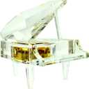 Sooharic Piano Music Box Crystal Song Canon, Clockwork Mechanical Piano Ornament Classical Sweet Gift