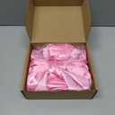 Large Pink Bow for Coquette Room Decor, 40x24 In Satin Ribbon Tie Coquette Birthday Decorations, Giant Pastel Pink Hanging Wall Decor for Ballerina Girl Just Want to Be One (Internal Stability Layer)