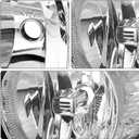 Front Headlight Assembly For 2007-2013 Chevy Silverado 1500 & 2007-2014 Chevy Silverado 2500 3500 Pickup - Replacement Headlamp, Front Bumper Lights