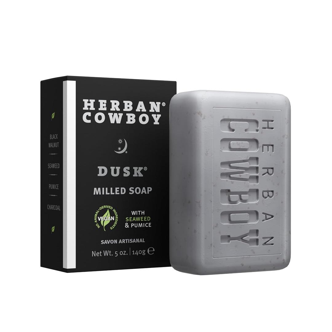 Herban Cowboy Dusk Body Soap with Hints of Cedar, Lavendar, Lime, and Sandalwood (5 oz) (5 Ounce (Pack of 1))