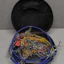 Snow Chains, Wear-Resistant High Carbon Steel Anti Slip Tire Chain for Passenger Cars, Pickups, and SUVs, Set of 2 (KN140)