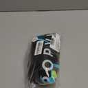 popvil One Piece Swimsuit Women 2025 Tummy Control Neon Color Block Bathing Suit Deep Vneck Tie Back Swim Suits Beach (Small, Black Blue-1)