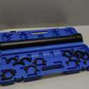 Inner Tie Rod Removal Tool, Master Inner Tie Rod Tool Set with 12 Crowfoot Adapters & 1/2 Inch Drive Tube for Tie Rods Remove & Install Suitable for Domestic & Import Cars(Blue)