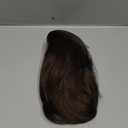 Ponytail Extension - 10" Short Claw Clip in Ponytail Hair Extensions Messy Bun Hair Piece Natural Soft Synthetic Straight Pony Tail Hair Pieces for Women - Chocolate Brown